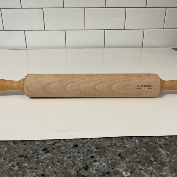 Wood Legnoart Rolling Pin Kitchen Utensil - Picture 2 of 5